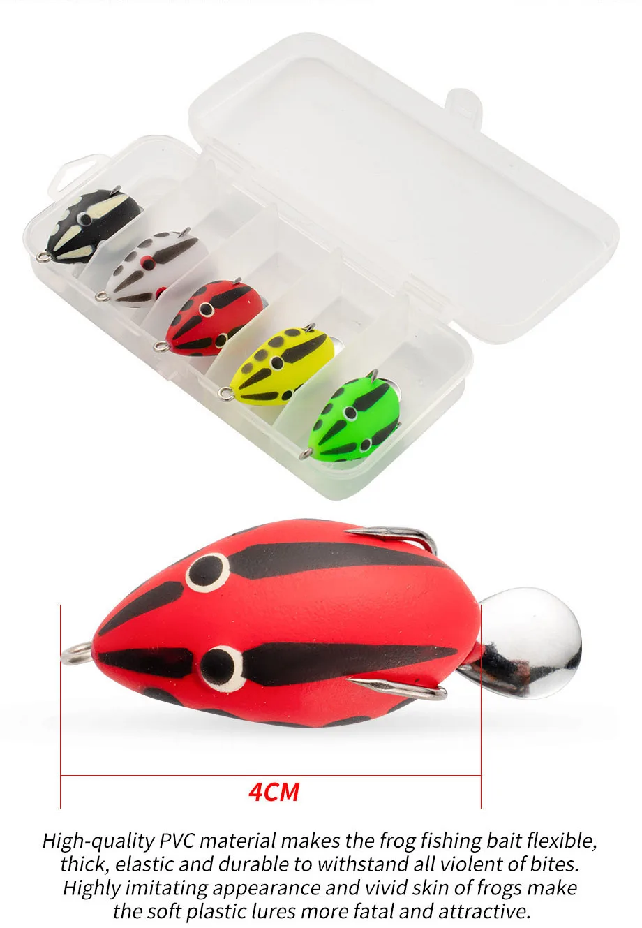 Frog Fishing Bait 40 mm 5.5 g Spoon ABS Pencil Lure - view 10