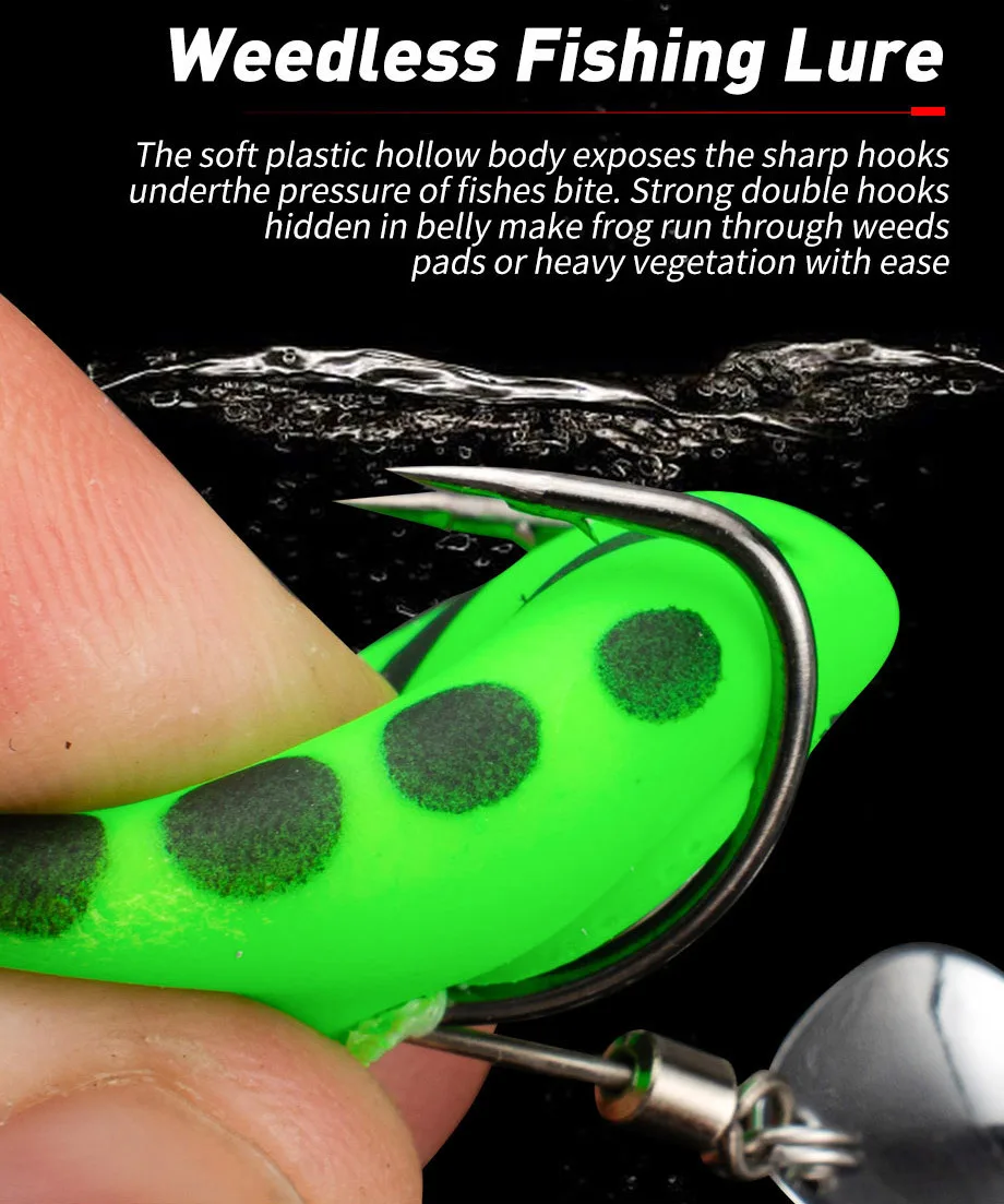 Frog Fishing Bait 40 mm 5.5 g Spoon ABS Pencil Lure - view 17