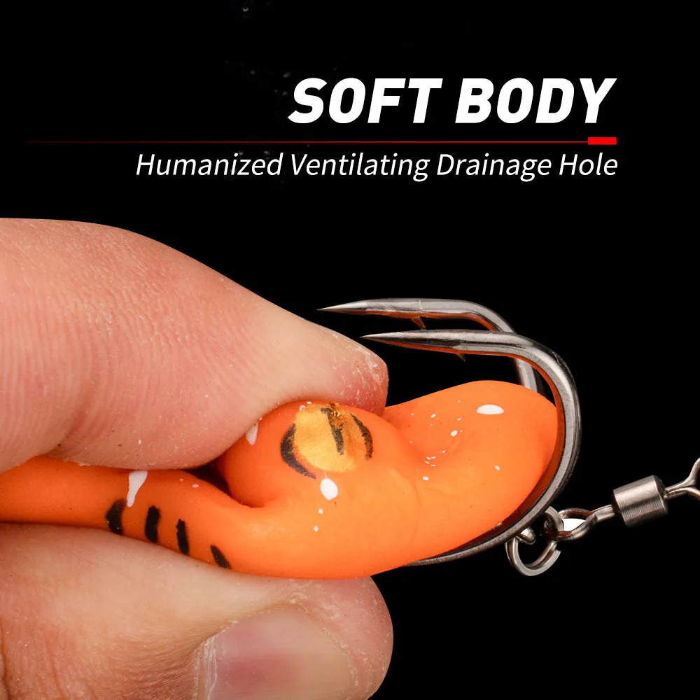 CHEERY 4cm 6.5g 5 Frog Lure Fishing Bait ABS Pencil Lure - view 4