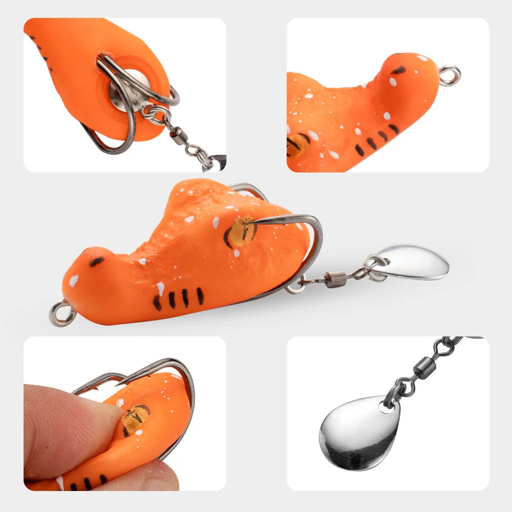 CHEERY 4cm 6.5g 5 Frog Lure Fishing Bait ABS Pencil Lure - view 5