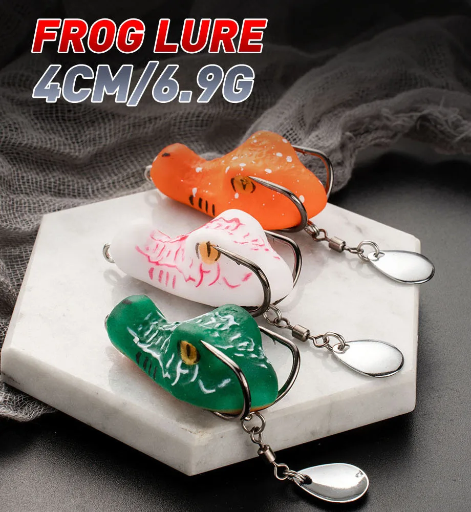CHEERY 4cm 6.5g 5 Frog Lure Fishing Bait ABS Pencil Lure - view 7