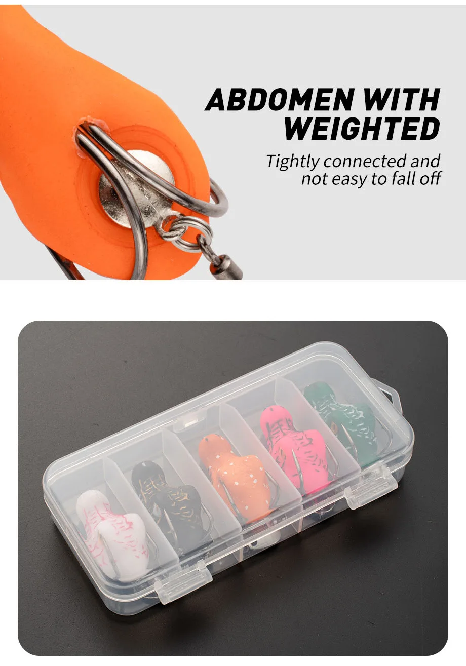 CHEERY 4cm 6.5g 5 Frog Lure Fishing Bait ABS Pencil Lure - view 14
