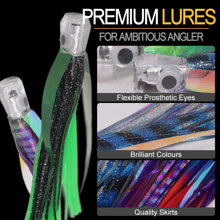 CHEERY 7.5 9 Trolling Squid Fishing Bait, for Tuna 、 Marlin 、 ABS Pencil Lure - view 2