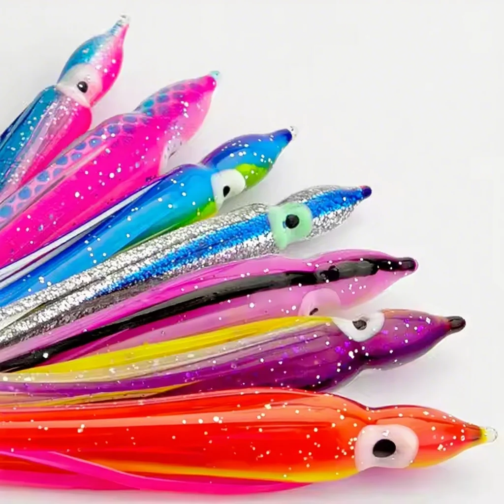 CHEERY Soft Plastic Trolling Fishing Bait, Octopus Luminous Squid ABS Pencil Lure - view 6