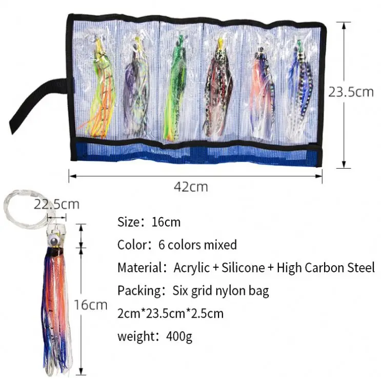CHEERY 6.5 43 g Boat Fishing Tuna Marlin Bait Octopus Squid ABS Pencil Lure - view 7