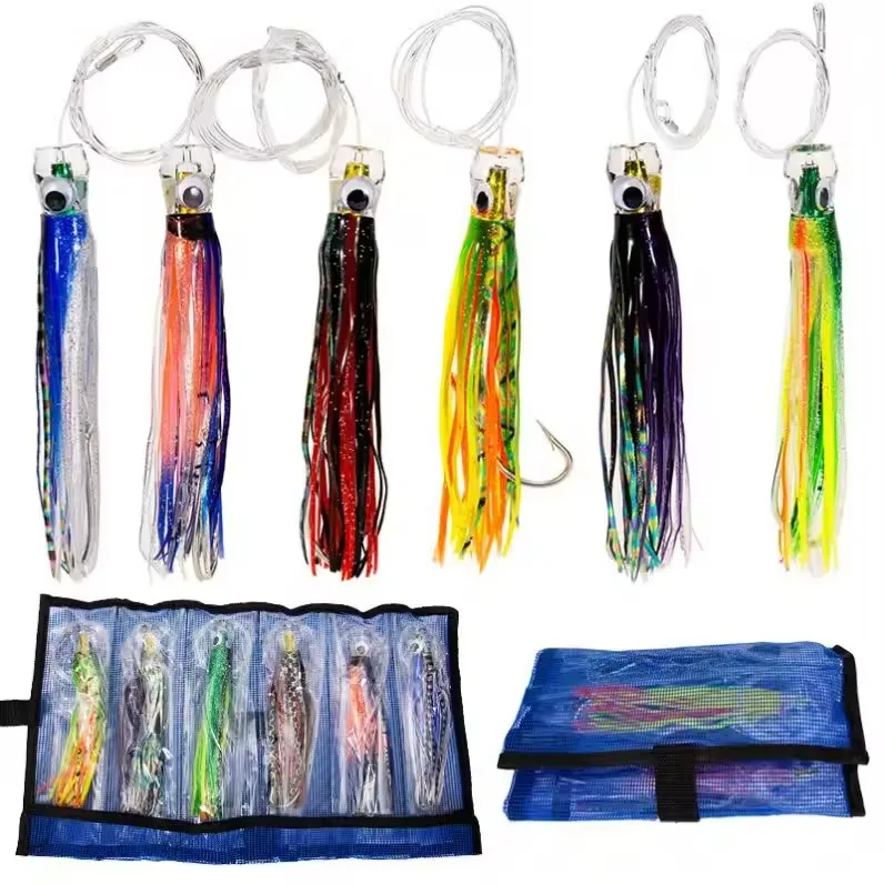 CHEERY 6.5 43 g Boat Fishing Tuna Marlin Bait Octopus Squid ABS Pencil Lure - view 12