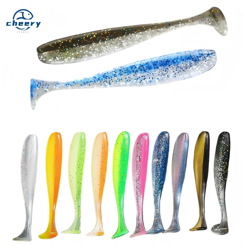 25 50 100 6 cm 7 cm 9.5 cm Set Lead 10 Paddle Tail Soft Lure