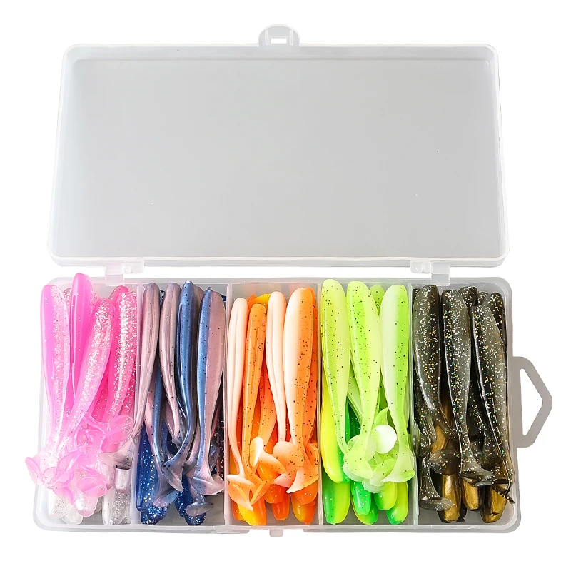 25 50 100 6 cm 7 cm 9.5 cm Set Lead 10 Paddle Tail Soft Lure ABS Pencil Lure - view 12