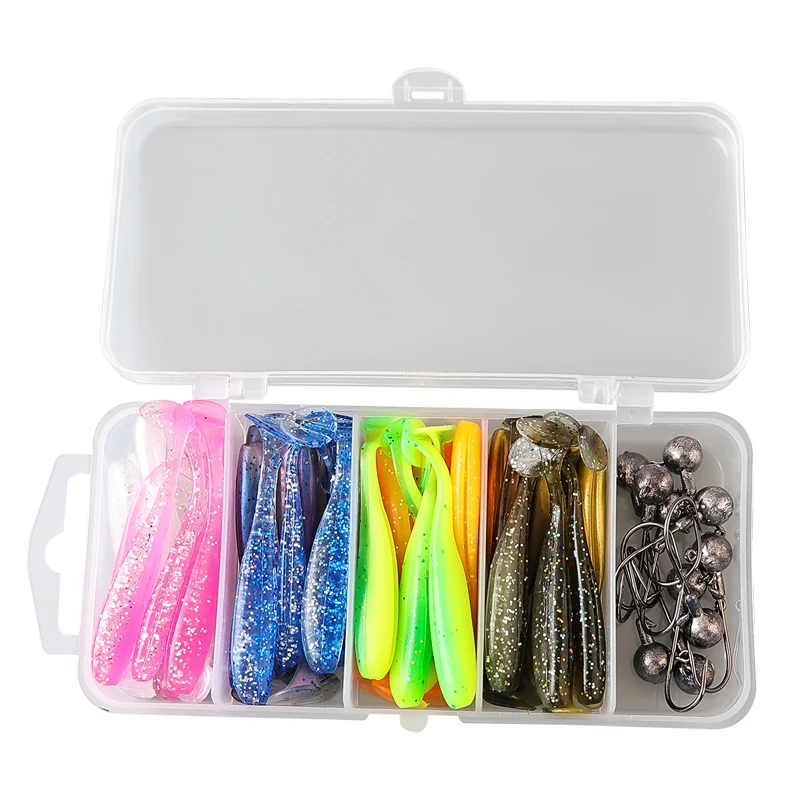 25 50 100 6 cm 7 cm 9.5 cm Set Lead 10 Paddle Tail Soft Lure ABS Pencil Lure - view 14