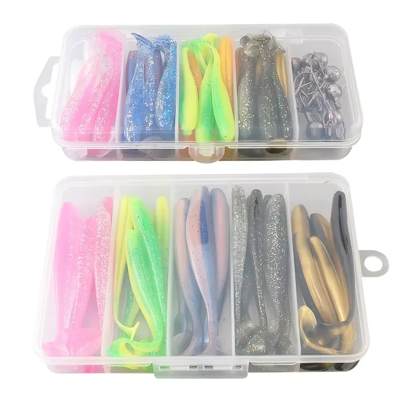 25 50 100 6 cm 7 cm 9.5 cm Set Lead 10 Paddle Tail Soft Lure ABS Pencil Lure - view 4