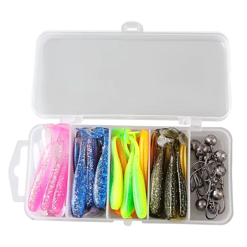 25 50 100 6 cm 7 cm 9.5 cm Set Lead 10 Paddle Tail Soft Lure ABS Pencil Lure - view 5