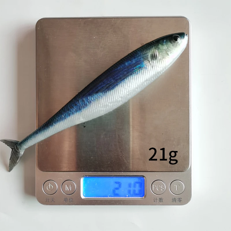 Cheery 3D Luminous Soft Lure Sardine PVC Fishing Bait, for Bass 、 ABS Pencil Lure - view 2