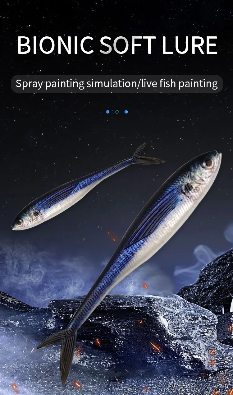 CHEERY 3D Silicone Soft Lure Fishing Bait, for River ABS Pencil Lure - view 6