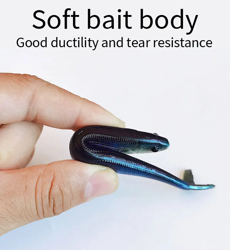 CHEERY 3D Silicone Soft Lure Fishing Bait, for River ABS Pencil Lure - view 8