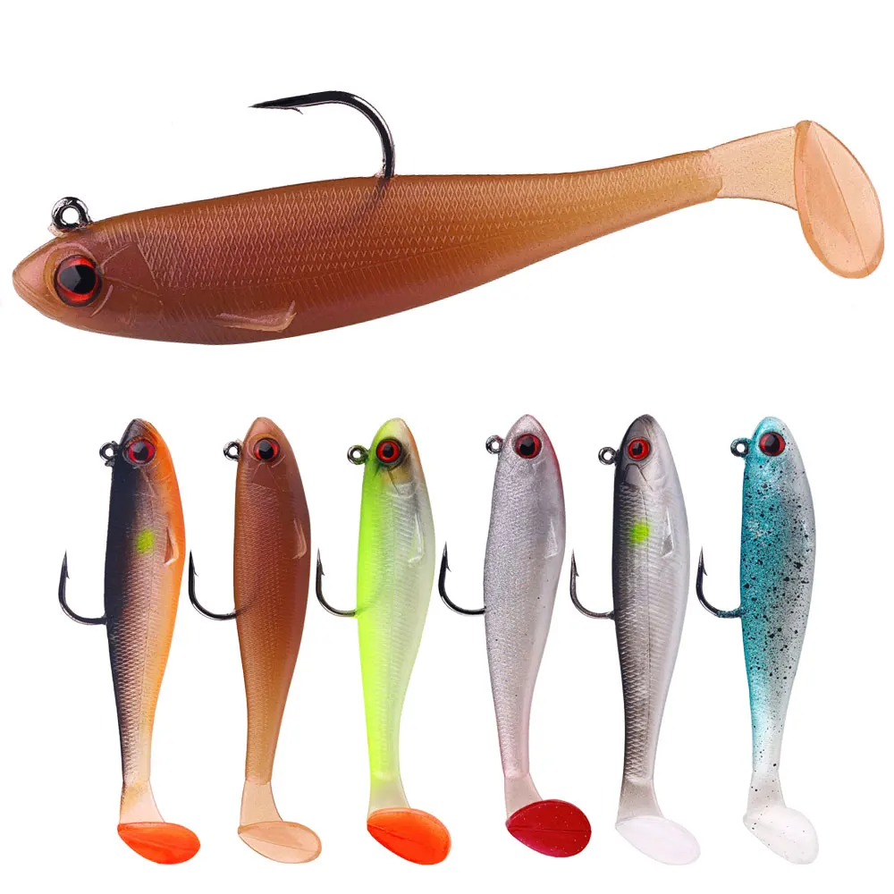 Soft Lure 6g 12g Rubber Pesca Bass Paddle Tail ABS Pencil Lure - view 9