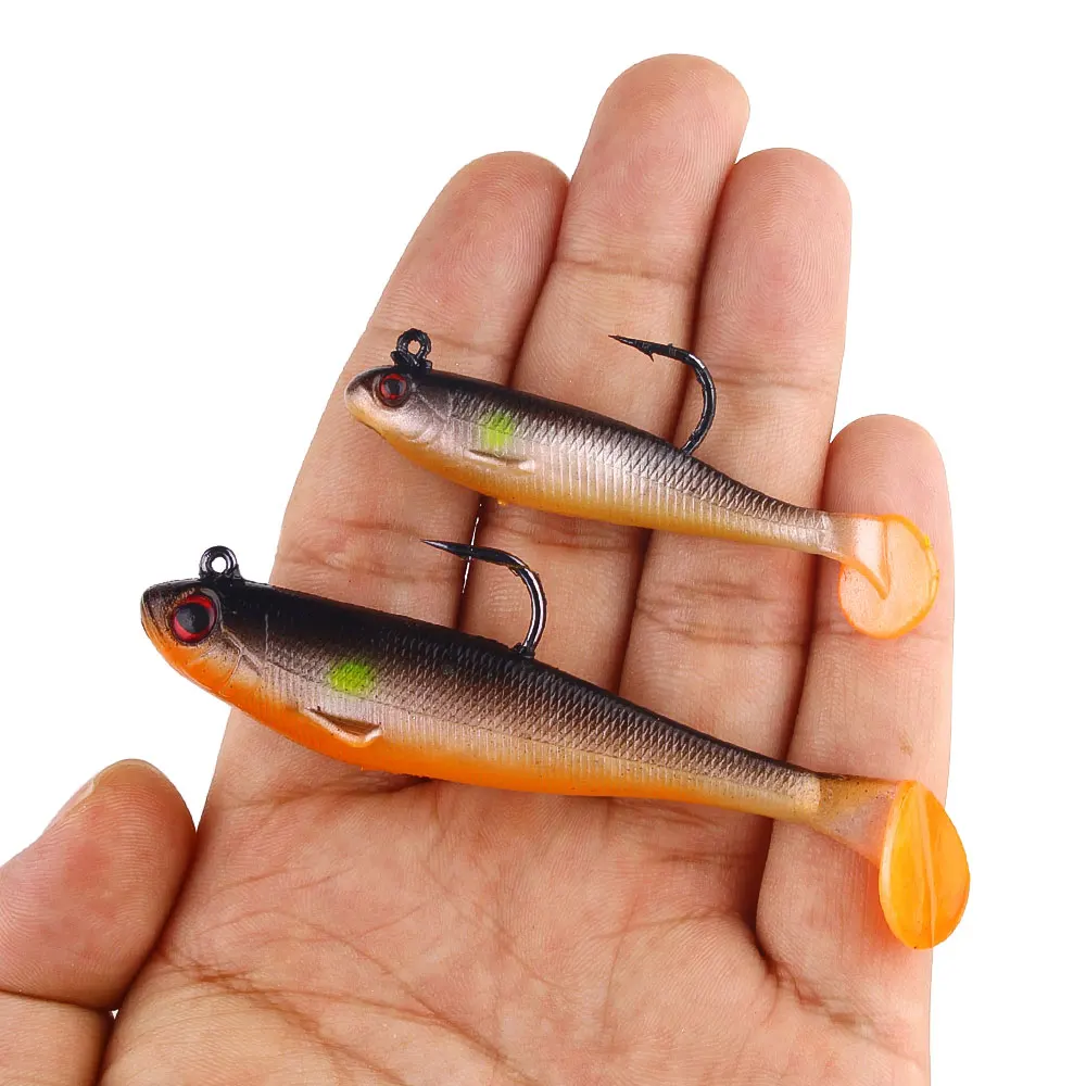 Soft Lure 6g 12g Rubber Pesca Bass Paddle Tail ABS Pencil Lure - view 10