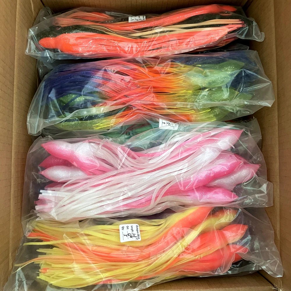 Cheery UV Plastic Sea Fishing Trolling Squid Octopus Bait Rubber ABS Pencil Lure - view 2