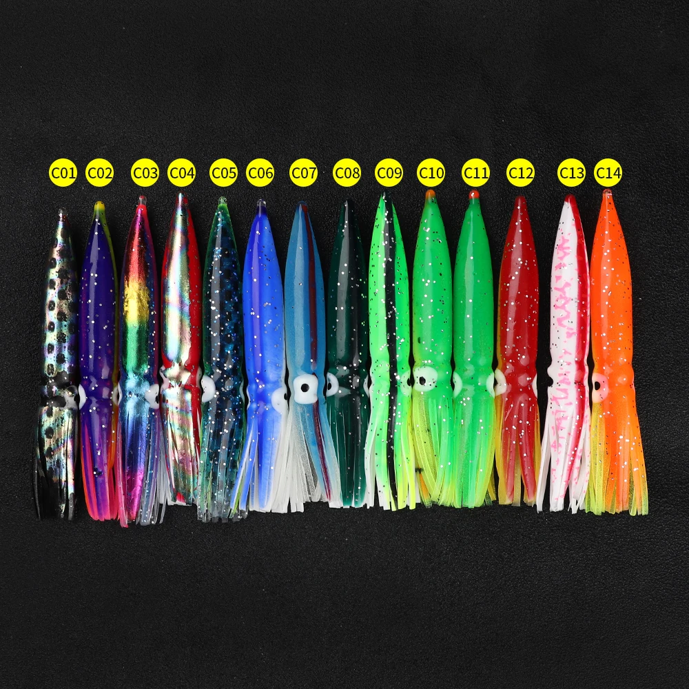 CHEERY Squid Fishing Bait 9/7.5cm Luminous Octopus Trolling XX-113 ABS Pencil Lure - view 7
