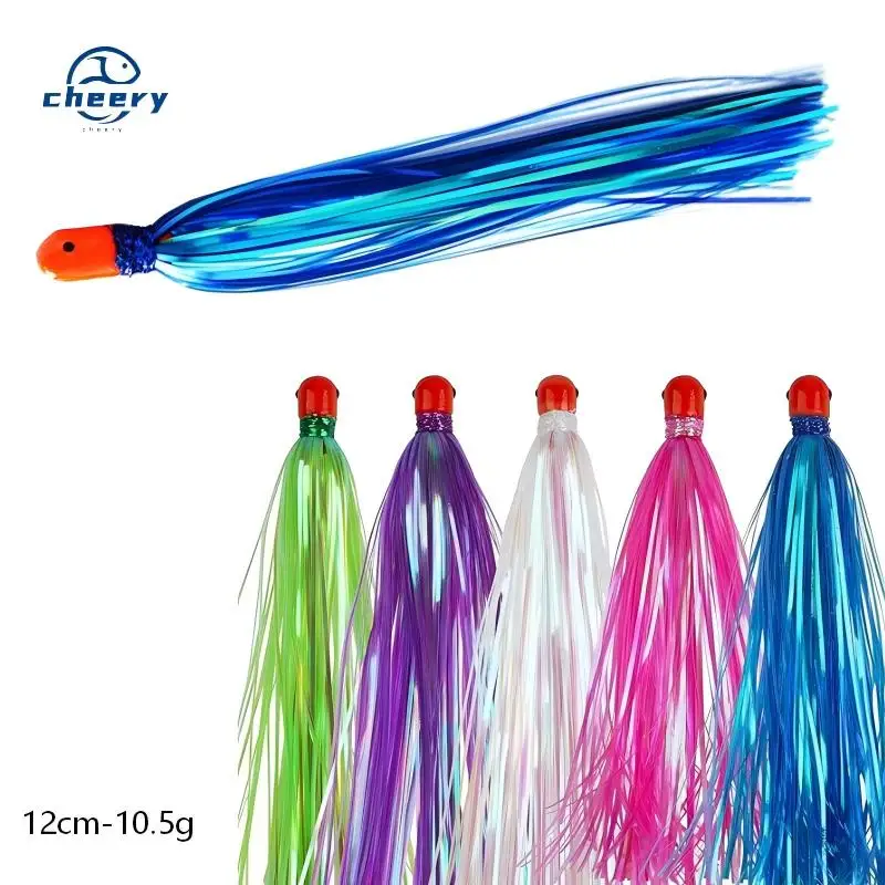 CHEERY 12cm/10.5g Squid Fishing Bait Trolling for Salmon Trout