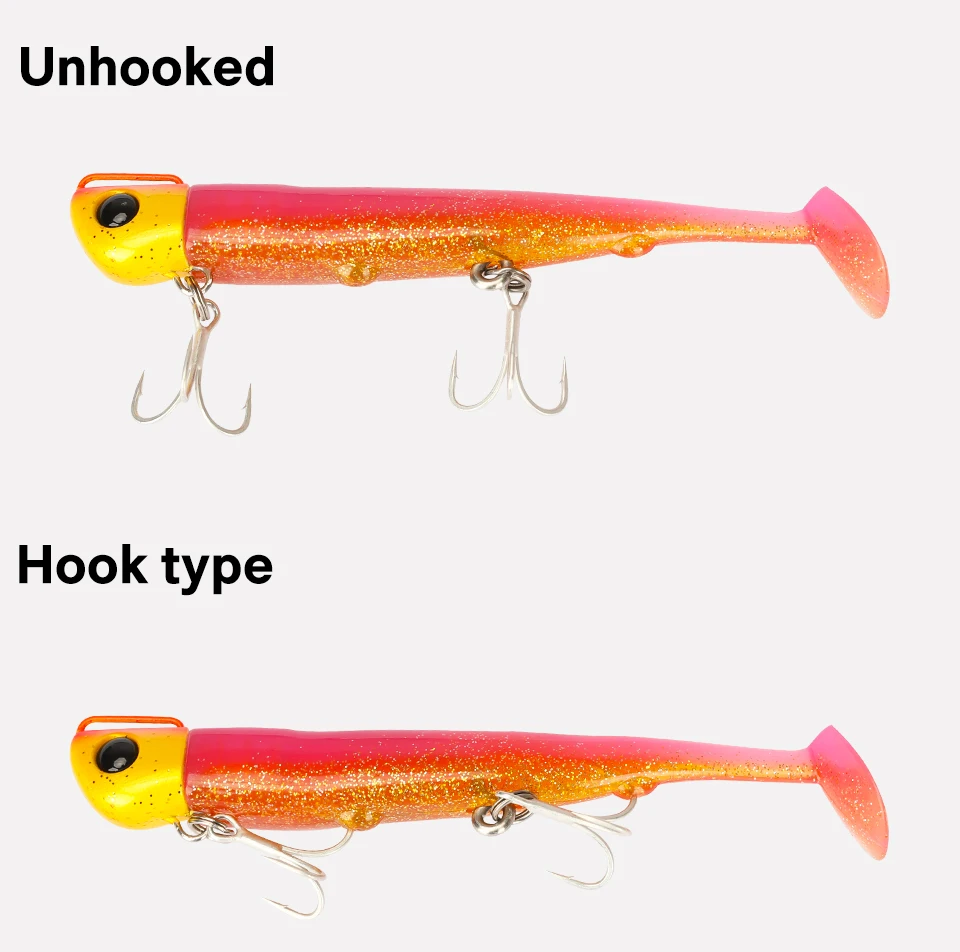 CHEERY T Tail Jig Head Soft Fishing Bait 110mm 35g Saltwater ABS Pencil Lure - view 9