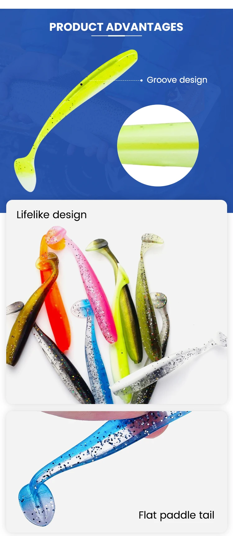 High Quality Fishing 2 5 3 2.5 “3.5” Plastic 5/7/9/12 cm Soft Lure ABS Pencil Lure - view 7