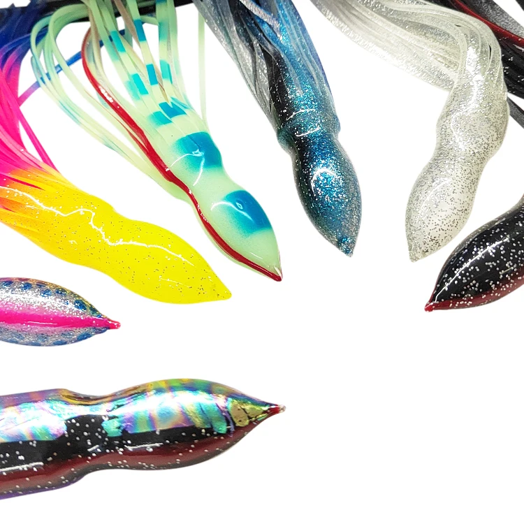 Saltwater Trolling Plastic Fishing Bait PVC Rubber Pike Bass ABS Pencil Lure - view 12