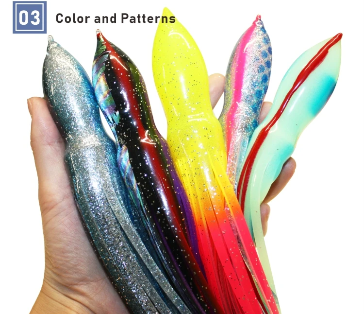 Saltwater Trolling Plastic Fishing Bait PVC Rubber Pike Bass ABS Pencil Lure - view 1