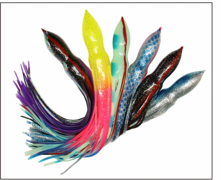 Saltwater Trolling Soft Plastic Lure Fishing Bait Silicone for ABS Pencil Lure - view 2