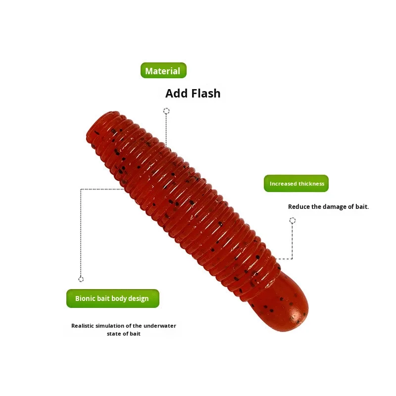 Wholesale Anti Hook Soft Body Honeycomb Soft Lure ABS Pencil Lure - view 4