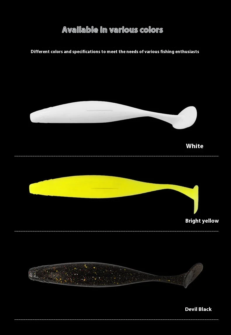 15 cm 22g/12 cm 12g Paddle Tail Saltwater Fish Soft Plastic Lure ABS Pencil Lure - view 12