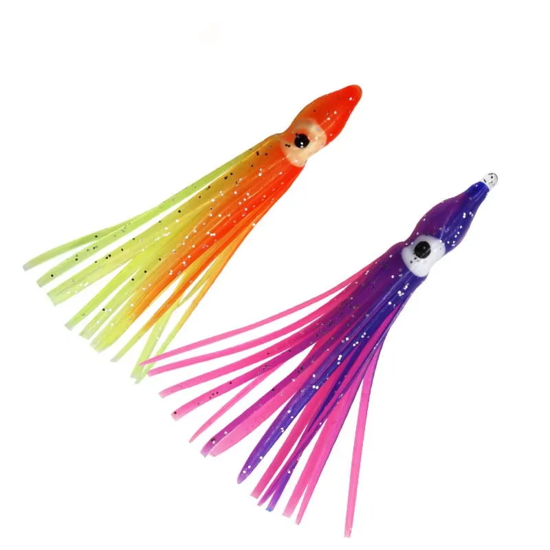 Soft Plastic Trolling Fishing Using Octopus Soft Lure