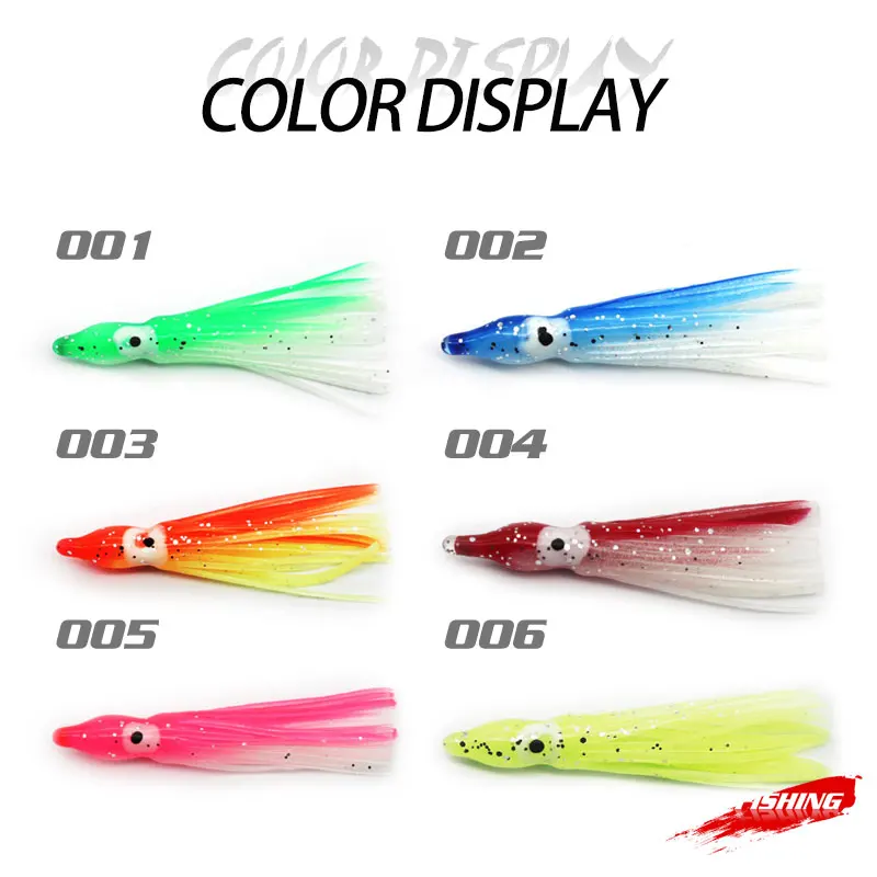 Soft Plastic Trolling Fishing Using Octopus Soft Lure ABS Pencil Lure - view 11