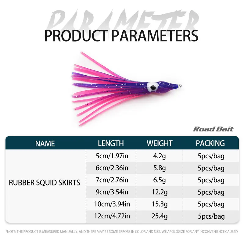 CHEERY 5-30 cm Rubber Squid Octopus Soft Swimbait Tuna Fishing ABS Pencil Lure - view 4