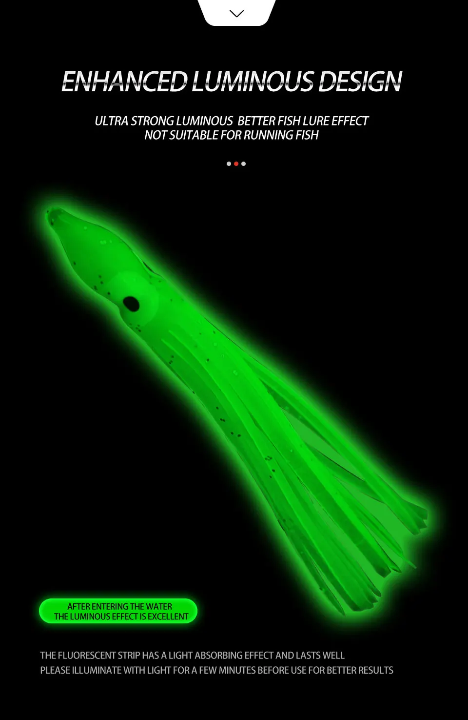 CHEERY 5-30 cm Rubber Squid Octopus Soft Swimbait Tuna Fishing ABS Pencil Lure - view 8