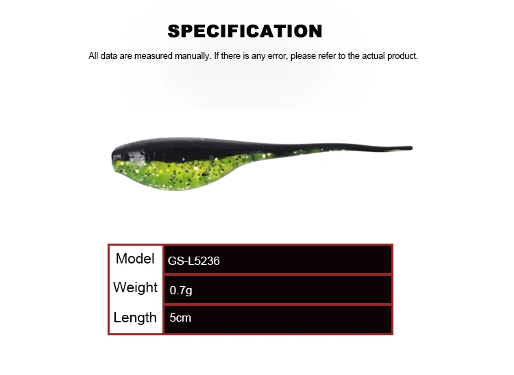 Cheery Mini Tadpole Bait 50mm 0 ABS Pencil Lure - view 4