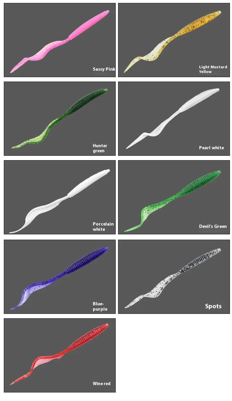 Luminous 9 cm 14 cm Soft Worm Carp Freshwater Bass ABS Pencil Lure - view 15
