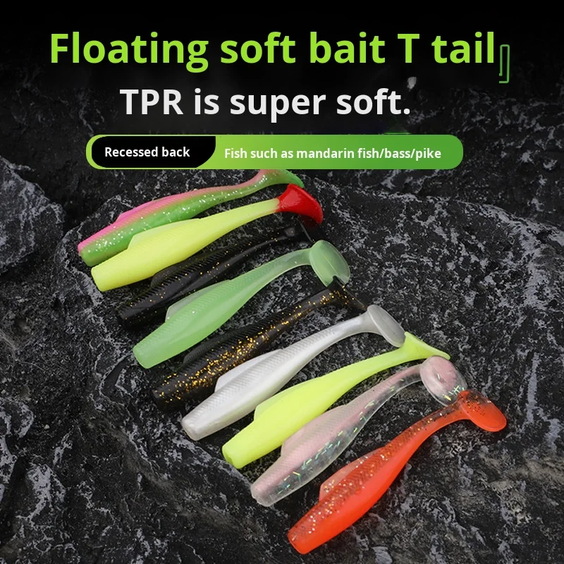 Lure Fishing Paddle Tail Soft Plastic 80 mm TPR Bait Catfish 55 mm ABS Pencil Lure - view 4