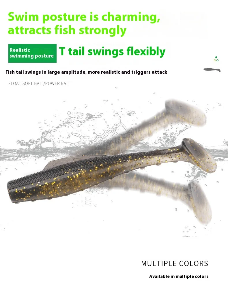 Lure Fishing Paddle Tail Soft Plastic 80 mm TPR Bait Catfish 55 mm ABS Pencil Lure - view 10