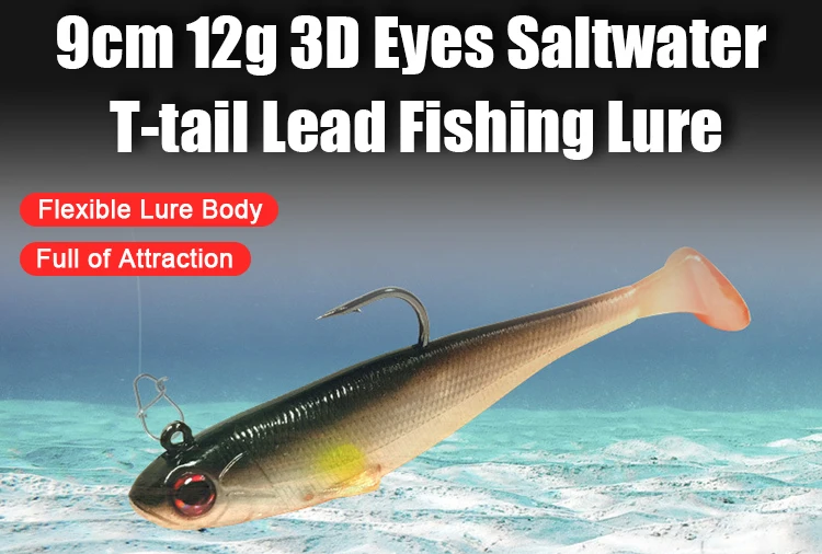 Cheery 90 mm 12 g T Soft PVC Fishing Bait, Hooks, for Trout ABS Pencil Lure - view 9