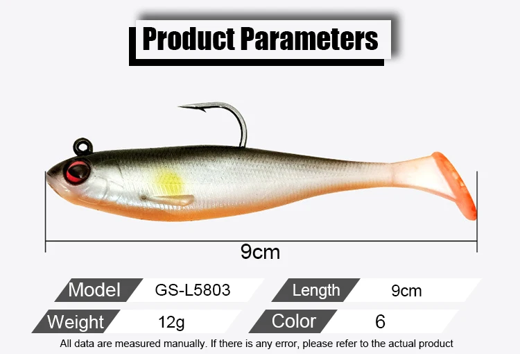 Cheery 90 mm 12 g T Soft PVC Fishing Bait, Hooks, for Trout ABS Pencil Lure - view 10