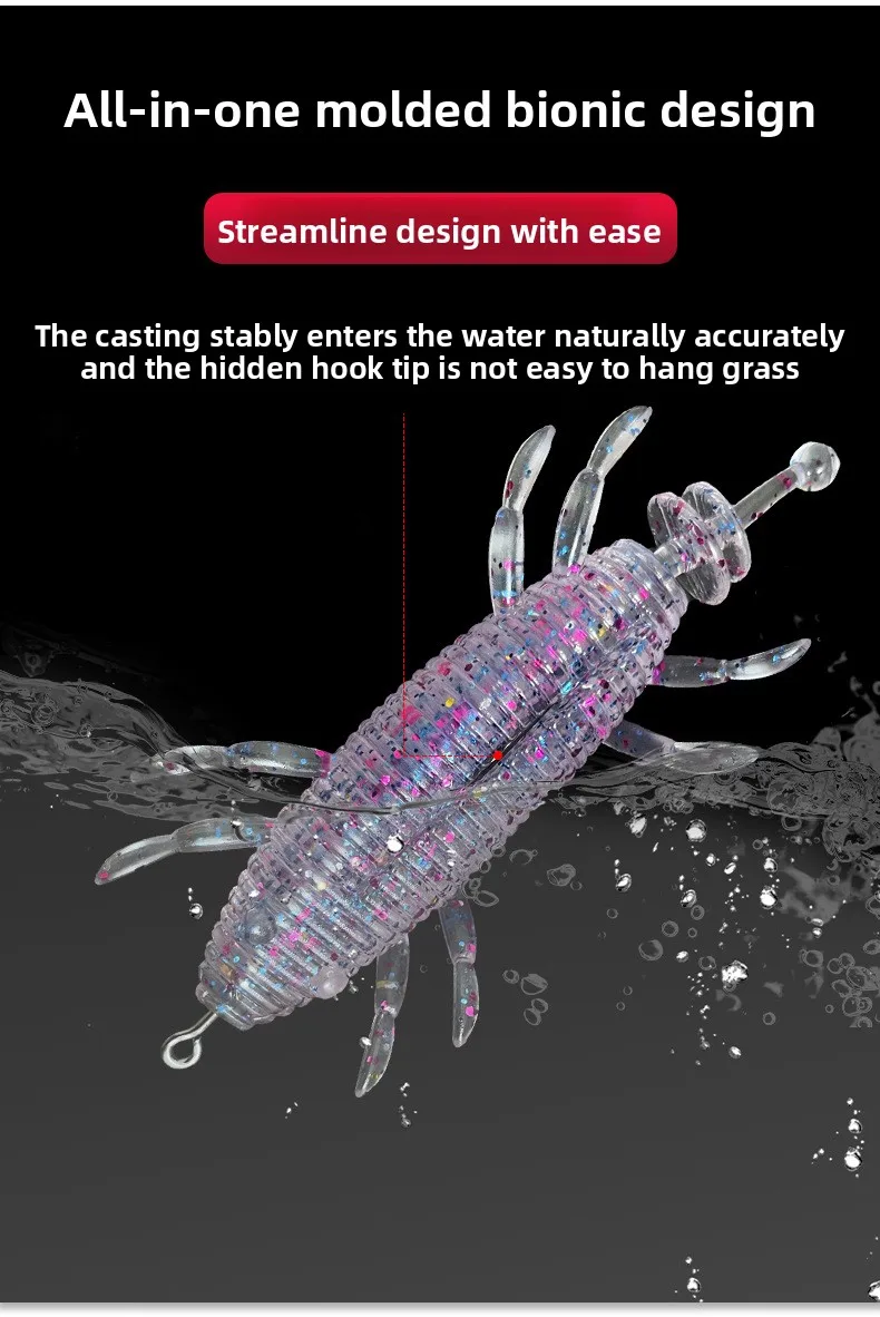 12.5g 17g PVC Soft Plastic Lure - Carp ABS Pencil Lure - view 12