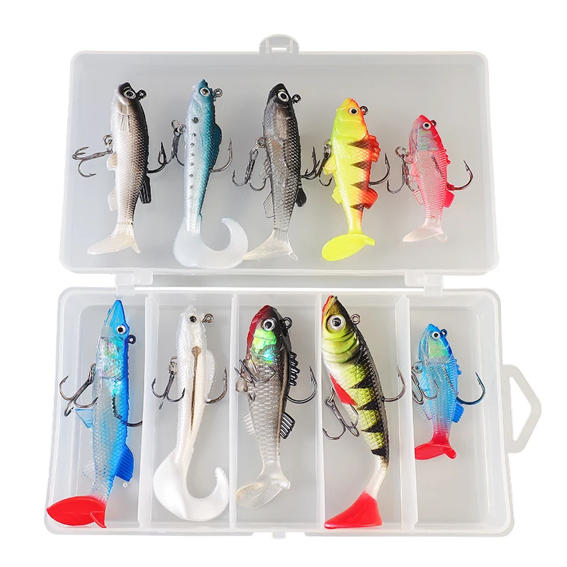 CHEERY 6 8 9 11 13 Rubber Fishing Bait Soft Lure Lead Set ABS Pencil Lure - view 15