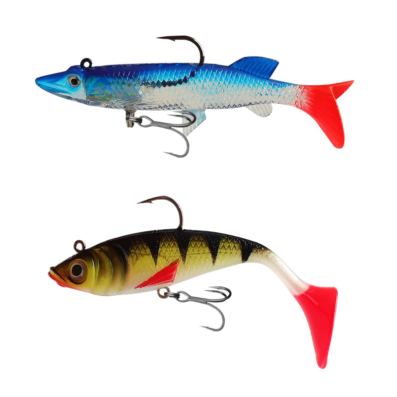 CHEERY 6 8 9 11 13 Rubber Fishing Bait Soft Lure Lead Set ABS Pencil Lure - view 1