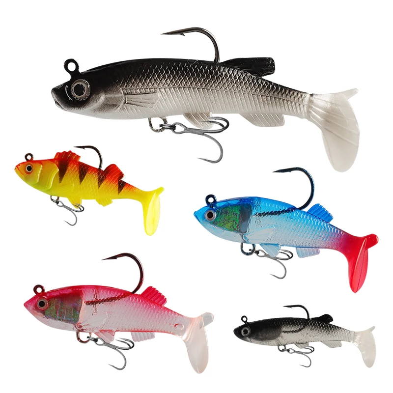 CHEERY 6 8 9 11 13 Rubber Fishing Bait Soft Lure Lead Set ABS Pencil Lure - view 2