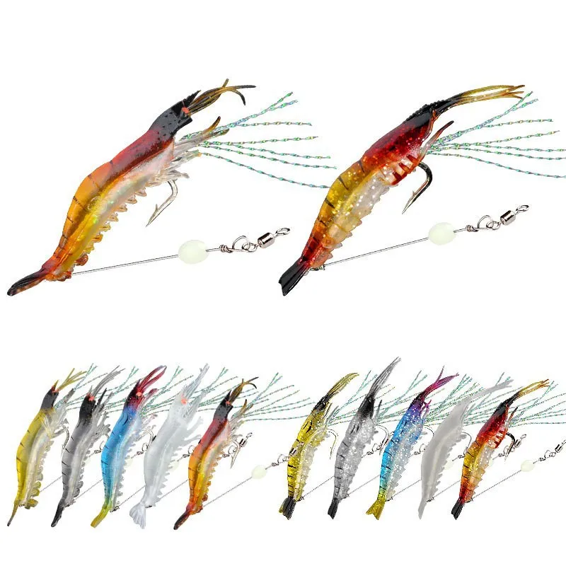 Carp PVC Soft Lure Shrimp Plastic