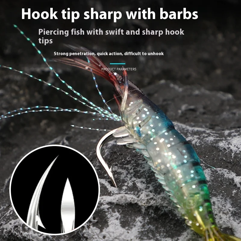 Carp PVC Soft Lure Shrimp Plastic ABS Pencil Lure - view 3