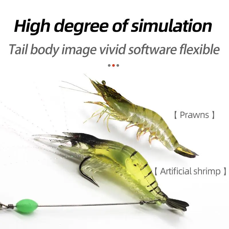 Luminous Shrimp, Plastic Sea Fishing ABS Pencil Lure - view 3
