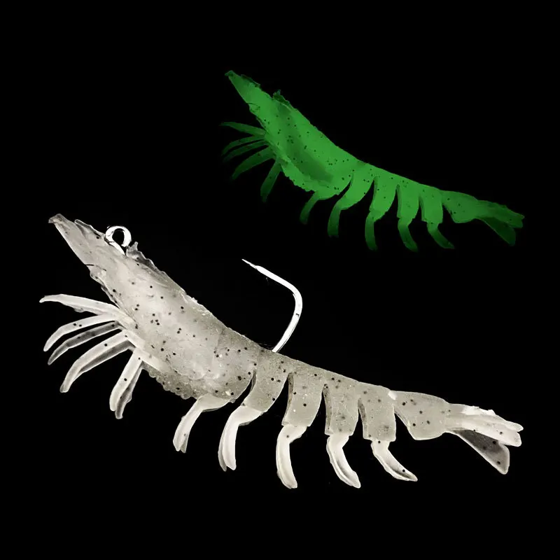 CHEERY Fishing Bait Soft Shrimp Hooks 9mm/12g Silicone Artificial ABS Pencil Lure - view 3