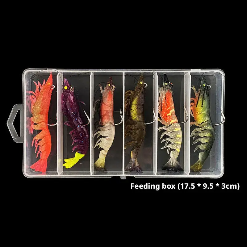 CHEERY Fishing Bait Soft Shrimp Hooks 9mm/12g Silicone Artificial ABS Pencil Lure - view 7