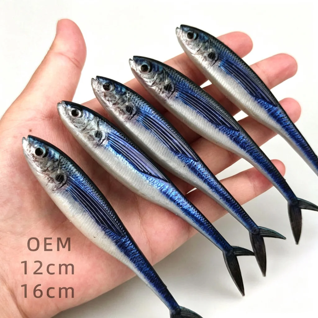 CHEERY 3D Silicone Soft Lure Fishing Bait, for River ABS Pencil Lure - view 2
